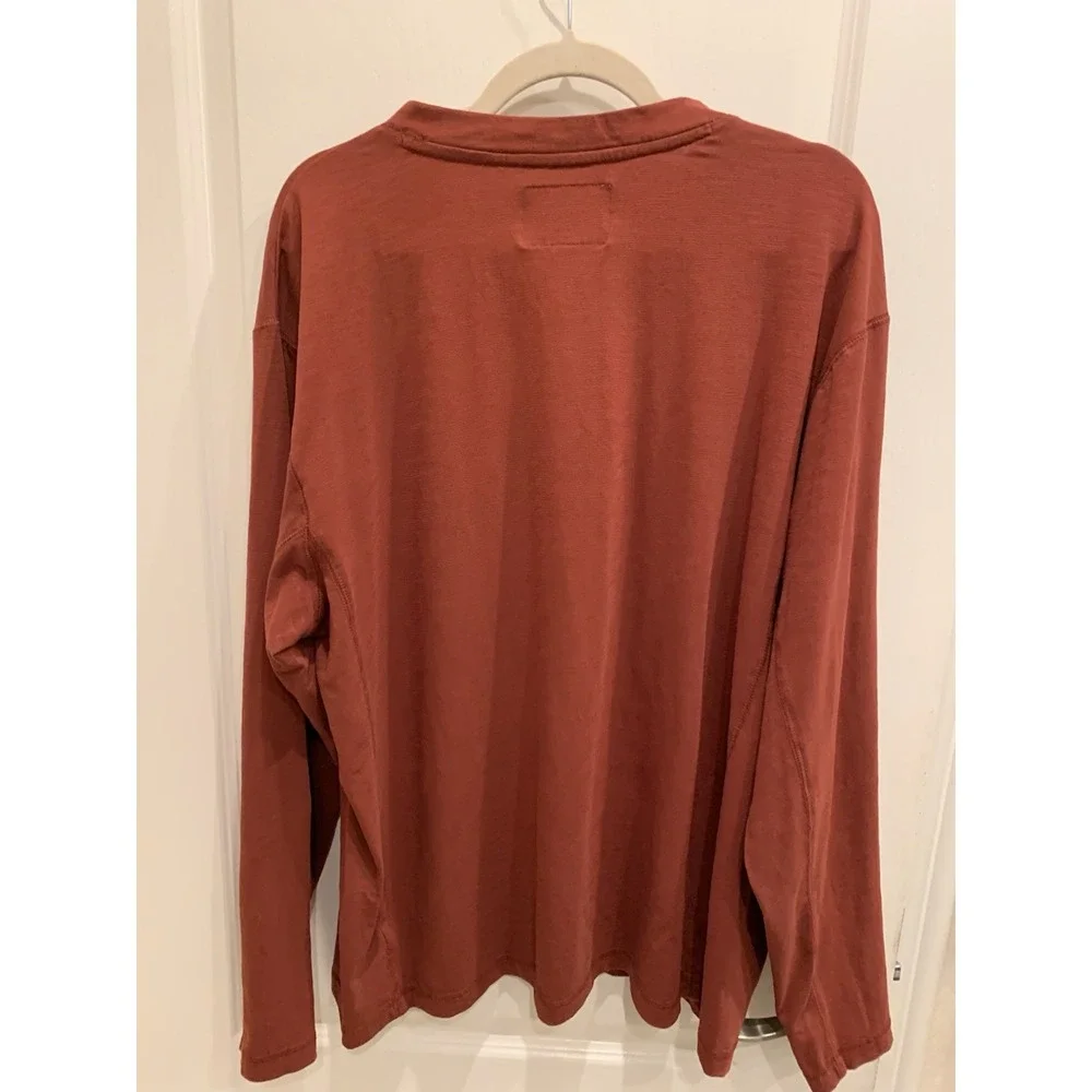 Venado‎ Henley Rust Color Shirt Sz XL